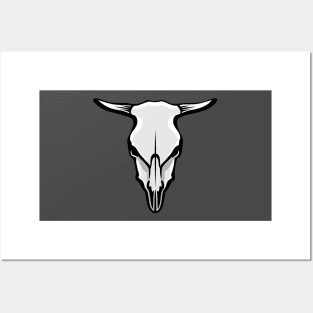 Cow's Skull Posters and Art